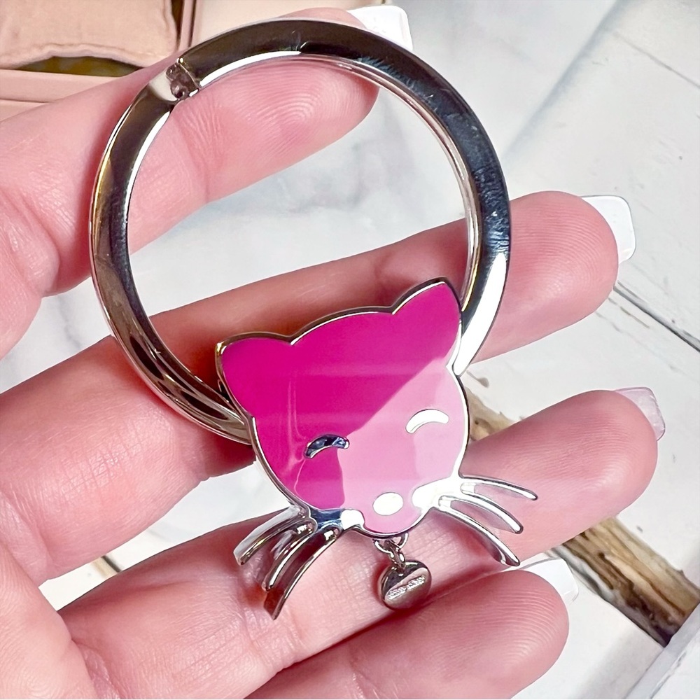 Miu Miu Barbie Pink Cat Bag Charm/Keychain - Picture 5 of 6